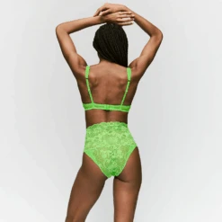 Shavonne Plunge Bra Bright Green -Fashion Lingerie Store AndresSardaShavonnePlungeBra3500613BrightGreen 6