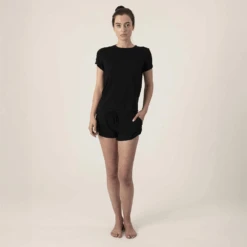 Hang Out Track Shorts Black 7 Hang Out Track Shorts Black -Fashion Lingerie Store AspenDreamHangOutTrackShortsBlack 1