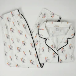 Jolene Long Printed Pajama Set Tennis -Fashion Lingerie Store AspenDreamJoleneLongPrintedPajamaSetBPJSTTennis 6