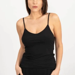 Ribbed Camisole With Shelf Bra
