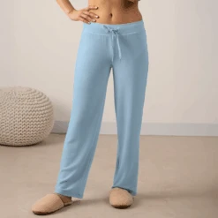 Cozy Wide Leg Pant Blue