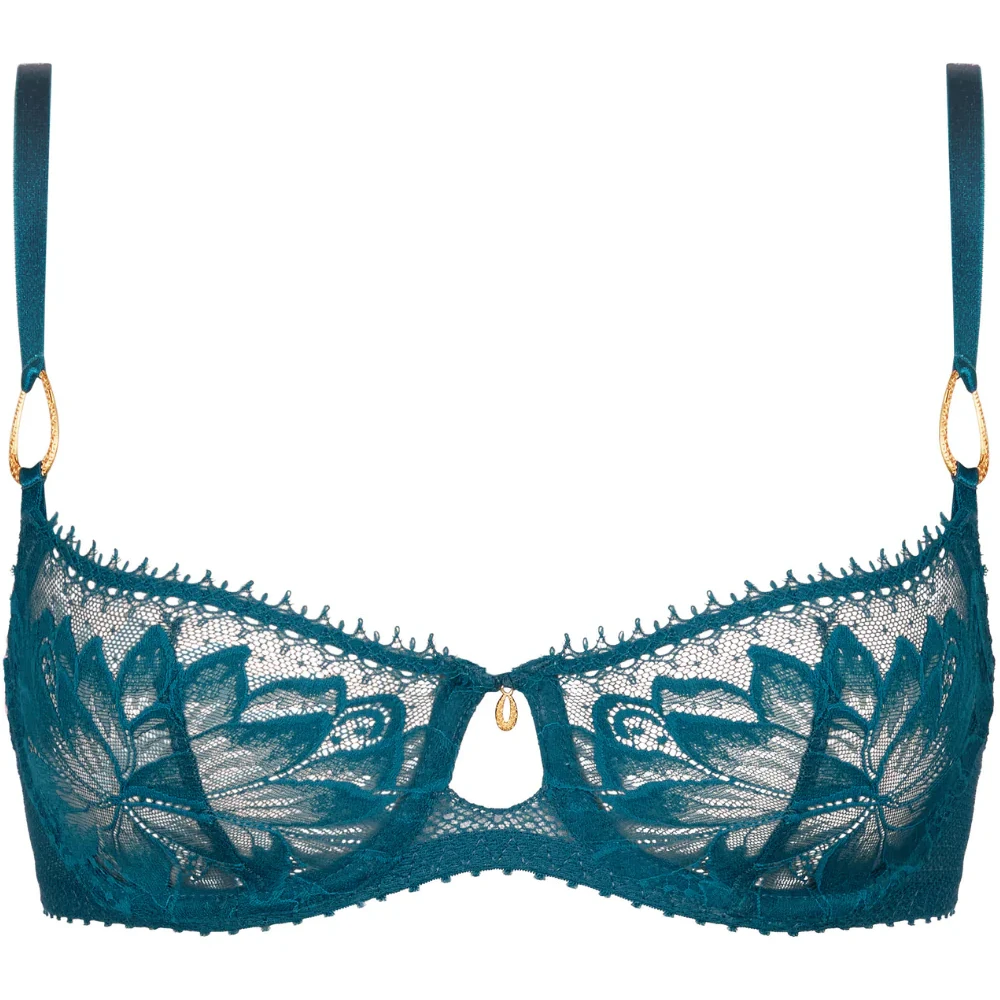 Aubade Flawless Love Lace Half Cup Bra Dragonfly 6 Aubade Flawless Love Lace Half Cup Bra Dragonfly - Image 4
