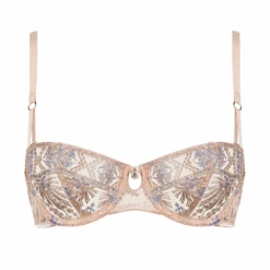 Aubade Sound Of Heart Half Cup Bra Lavender Aura -Fashion Lingerie Store AubadeSoundofHeartHalfCupBra4CF14LavenderAura 2