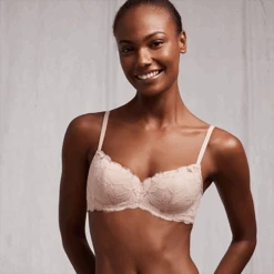 Feeling Famous Balconette Contour Bra Rose Smoke -Fashion Lingerie Store B.Tempt dFeelingFamousBalconetteContourBra953309RoseSmoke 3