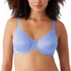 Wacoal Back Appeal Underwire Bra Blue Hydrangea 1 Wacoal Back Appeal Underwire Bra Blue Hydrangea -Fashion Lingerie Store BackAppeal UnderwireBra855303BlueHydrangea3