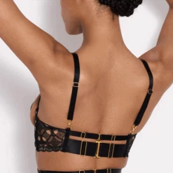 Alta Overt Wire Bra Black 11 Alta Overt Wire Bra Black -Fashion Lingerie Store BordelleAltaOvertWireBraAW24B04BBlackb