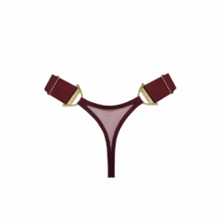 Syra Wide Strap Thong Morello -Fashion Lingerie Store BordelleSyraWideStrapThongSS25T04MMorello 13