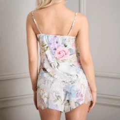 Serena Camisole PJ Set 15 Serena Camisole PJ Set -Fashion Lingerie Store ByCatalfoSerenaCamisolePJSetFloral 4