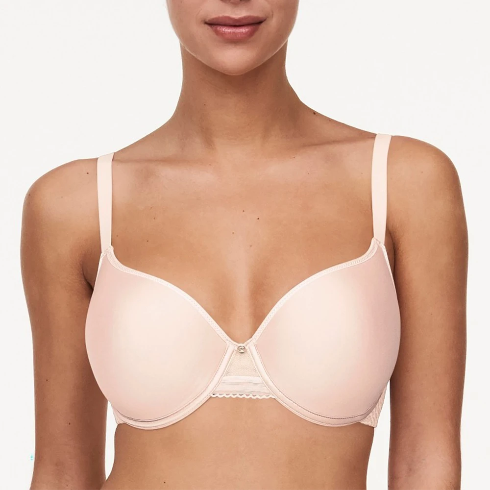 Chantelle C Jolie Custom Fit T-Shirt Bra Nude Blush 3 Chantelle C Jolie Custom Fit T-Shirt Bra Nude Blush