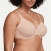 Chantelle Comfort Chic Back Shaping Minimizer Bra Rose 2 Chantelle Comfort Chic Back Shaping Minimizer Bra Rose -Fashion Lingerie Store ChantelleComfortChicBackShapingMinimizer18J2Rose
