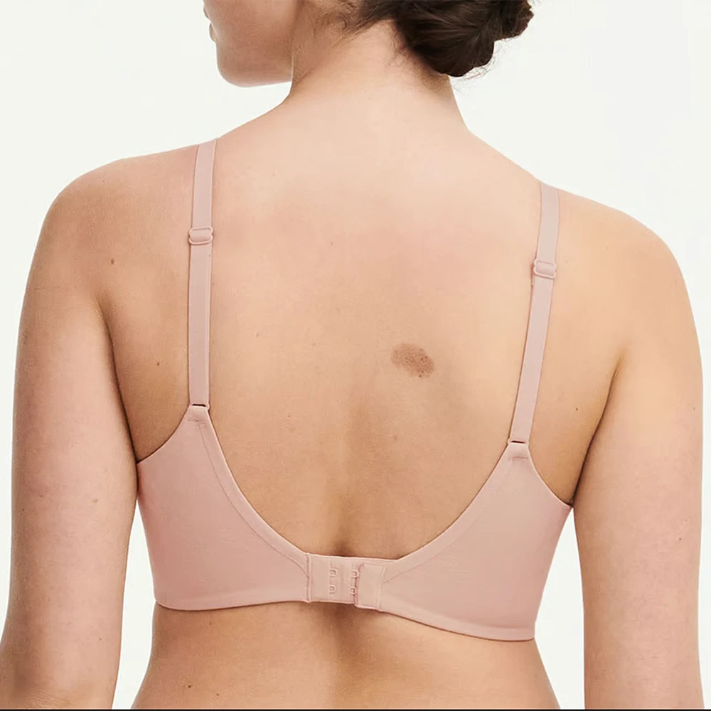 Chantelle Comfort Chic Back Smoothing Full Support Wireless Bra - Nude Rose 4 Chantelle Comfort Chic Back Smoothing Full Support Wireless Bra - Nude Rose - Image 2