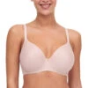 Chantelle Comfort Chic Full Coverage Fit Bra Rose 1 Chantelle Comfort Chic Full Coverage Fit Bra Rose -Fashion Lingerie Store ChantelleComfortChicFullCoverageFitBra18J6Rose