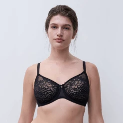Chantelle Maris Lace Full Coverage Unlined Bra Black 8 Chantelle Maris Lace Full Coverage Unlined Bra Black -Fashion Lingerie Store ChantelleMarisLaceFullCoverageUnlinedBraC16IBlack 1
