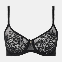 Chantelle Maris Lace Full Coverage Unlined Bra Black 9 Chantelle Maris Lace Full Coverage Unlined Bra Black -Fashion Lingerie Store ChantelleMarisLaceFullCoverageUnlinedBraC16IBlack 2
