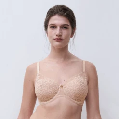 Chantelle Maris Lace Full Coverage Unlined Bra Nude Blush 8 Chantelle Maris Lace Full Coverage Unlined Bra Nude Blush -Fashion Lingerie Store ChantelleMarisLaceFullCoverageUnlinedBraC16INudeBlush 1