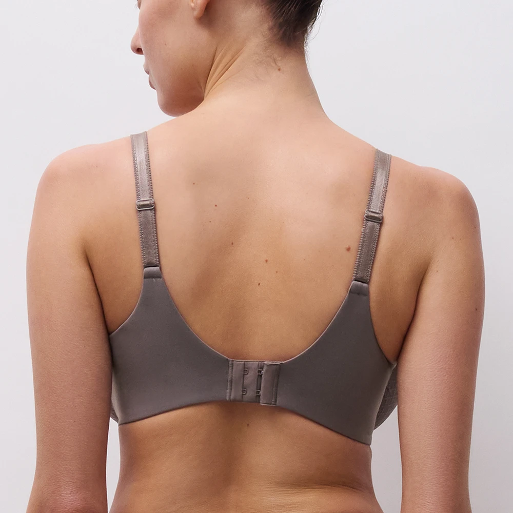 Chantelle Norah Chic Flex Fit Full Coverage Unlined Bra Bronzed Taupe 4 Chantelle Norah Chic Flex Fit Full Coverage Unlined Bra Bronzed Taupe - Image 2