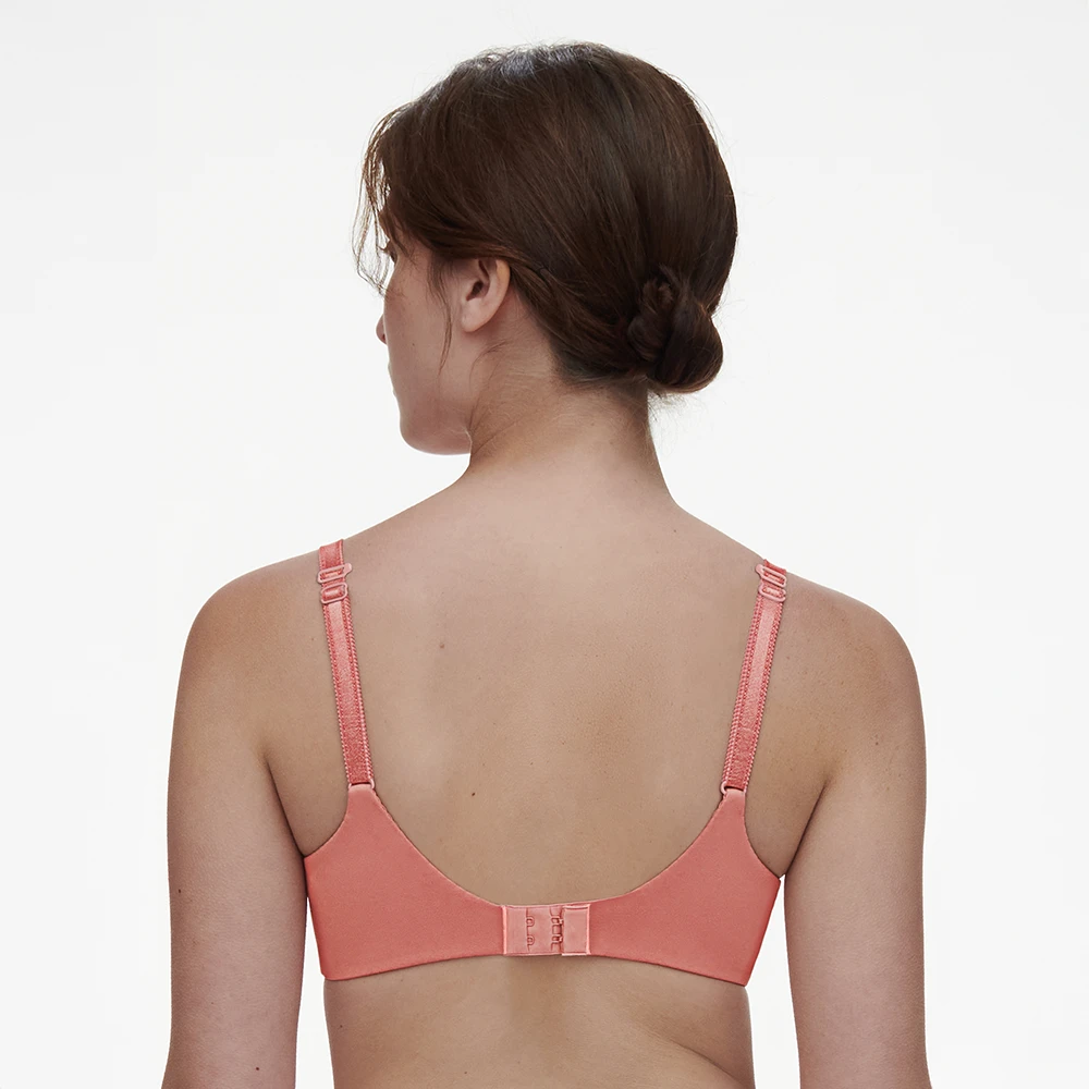 Chantelle Norah Chic Plunge T-Shirt Bra Rose Canyon 4 Chantelle Norah Chic Plunge T-Shirt Bra Rose Canyon - Image 2