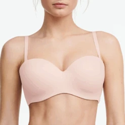 Chantelle Norah Comfort Strapless Convertible Bra Nude Blush 7 Chantelle Norah Comfort Strapless Convertible Bra Nude Blush -Fashion Lingerie Store ChantelleNorahComfortStraplessConvertibleBra13F5NudeBlushf