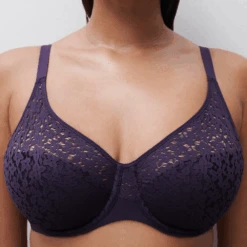 Chantelle Norah Comfort Underwire Bra Fatal Violet -Fashion Lingerie Store ChantelleNorahComfortUnderwireBra13F1FatalViolet 4