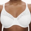 Chantelle Norah Flex Fit Full Coverage Unlined Bra White 2 Chantelle Norah Flex Fit Full Coverage Unlined Bra White -Fashion Lingerie Store ChantelleNorahFlexFitFullCoverageUnlinedBra13F1White 2