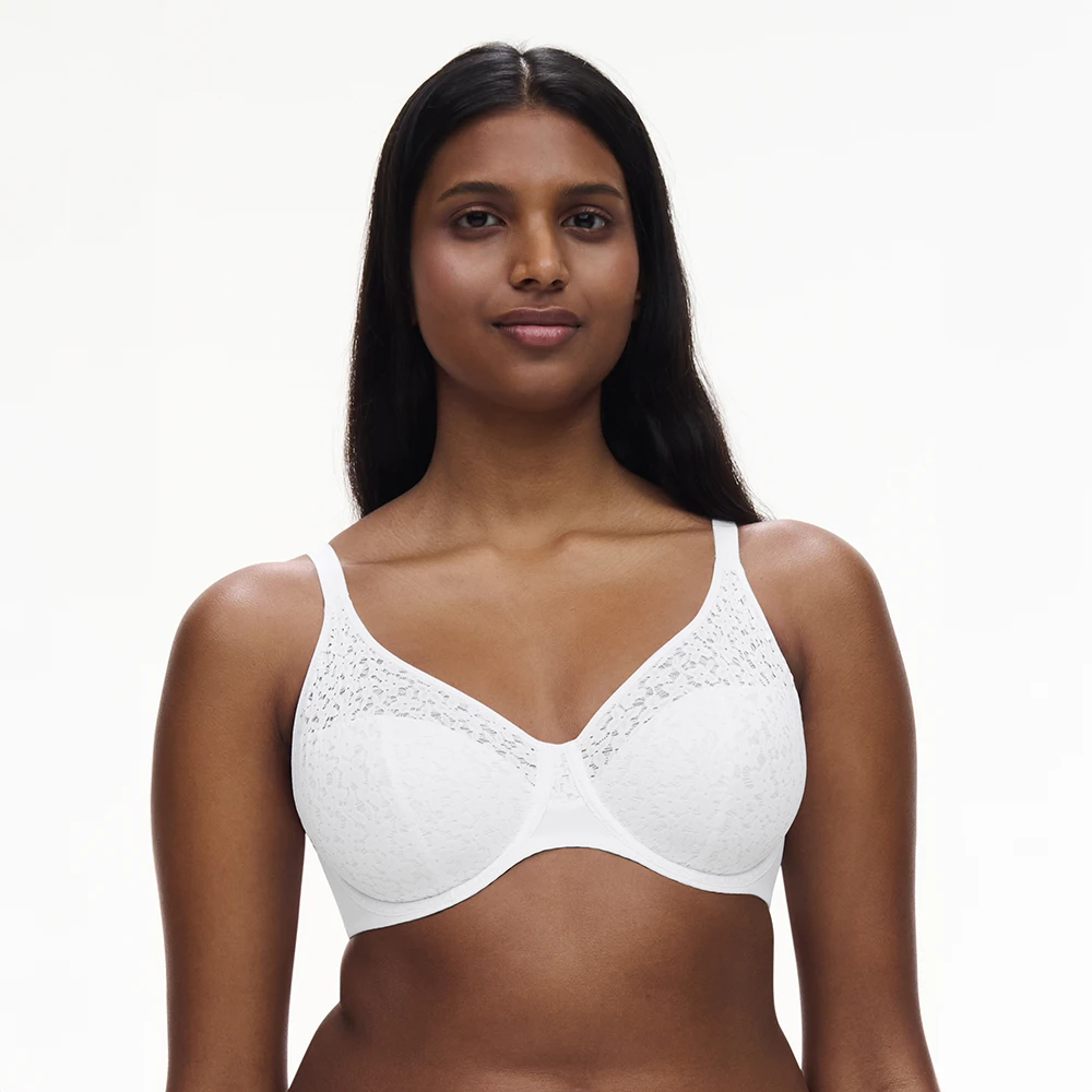 Chantelle Norah Flex Fit Full Coverage Unlined Bra White 5 Chantelle Norah Flex Fit Full Coverage Unlined Bra White - Image 3
