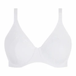 Chantelle Norah Flex Fit Full Coverage Unlined Bra White 9 Chantelle Norah Flex Fit Full Coverage Unlined Bra White -Fashion Lingerie Store ChantelleNorahFlexFitFullCoverageUnlinedBra13F1White 4