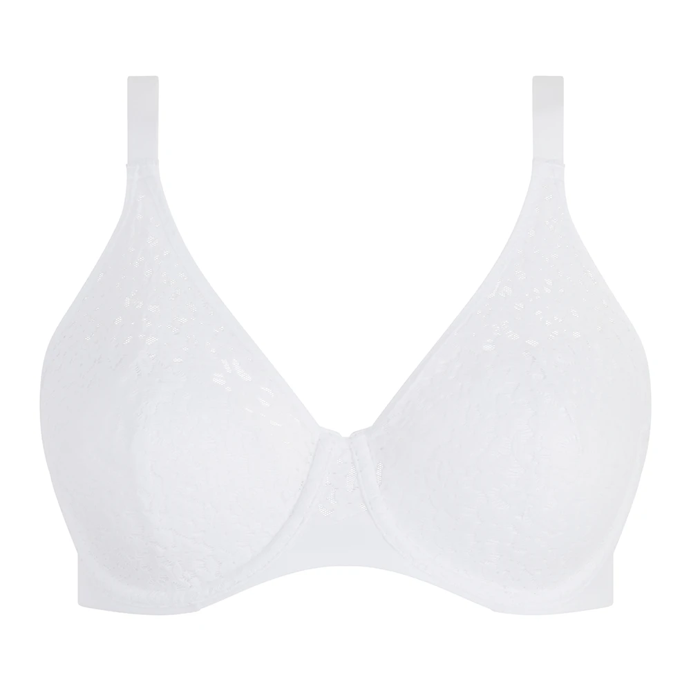 Chantelle Norah Flex Fit Full Coverage Unlined Bra White 6 Chantelle Norah Flex Fit Full Coverage Unlined Bra White - Image 4