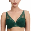 Chantelle Origins Lace Lightweight Plunge Bra Empire Green 2 Chantelle Origins Lace Lightweight Plunge Bra Empire Green -Fashion Lingerie Store ChantelleOriginsLaceLightweightPlungeBra13XNDEmpireGreen 1