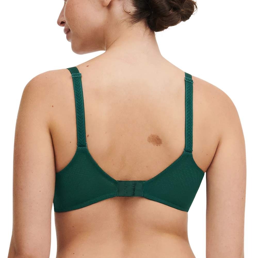 Chantelle Origins Lace Lightweight Plunge Bra Empire Green 4 Chantelle Origins Lace Lightweight Plunge Bra Empire Green - Image 2