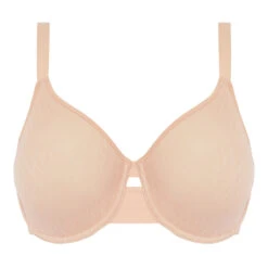 Chantelle Smooth Lines Back Smoothing Minimizer Bra Nude Blush -Fashion Lingerie Store ChantelleSmoothLinesMoldedBra11N1NudeBlush
