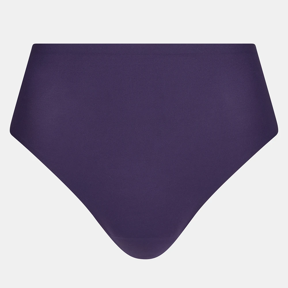 Chantelle SoftStretch High Cut Brief Fatal Violet 5 Chantelle SoftStretch High Cut Brief Fatal Violet - Image 3