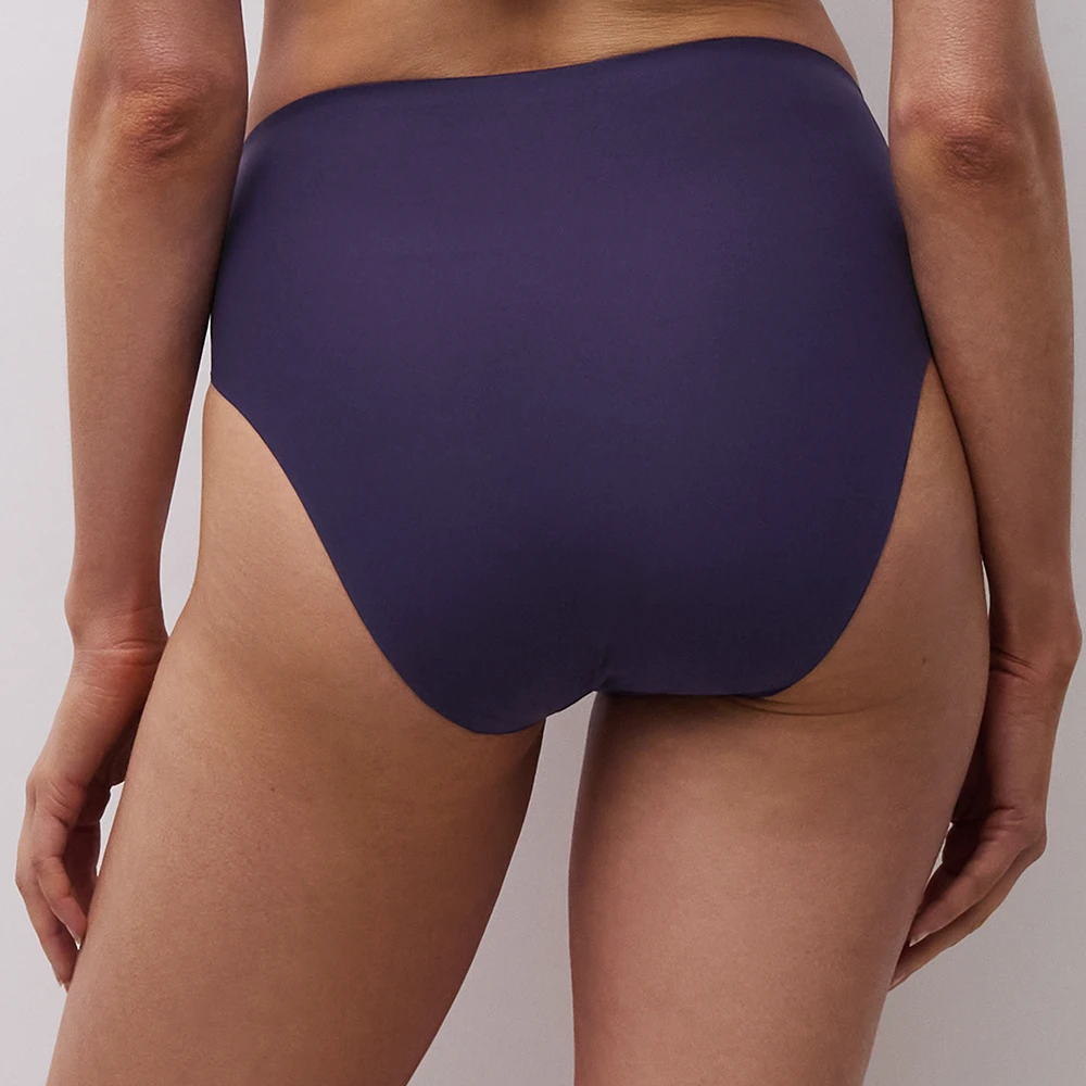 Chantelle SoftStretch High Cut Brief Fatal Violet 4 Chantelle SoftStretch High Cut Brief Fatal Violet - Image 2