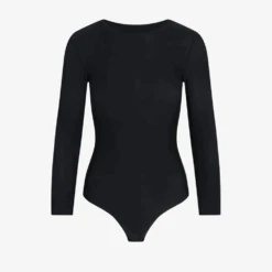 Commando Butter 3/4 Sleeve Crewneck Bodysuit In Black 9 Commando Butter 3/4 Sleeve Crewneck Bodysuit In Black -Fashion Lingerie Store CommandoButter3 4SleeveCrewneckBodysuitinBlackBDS104