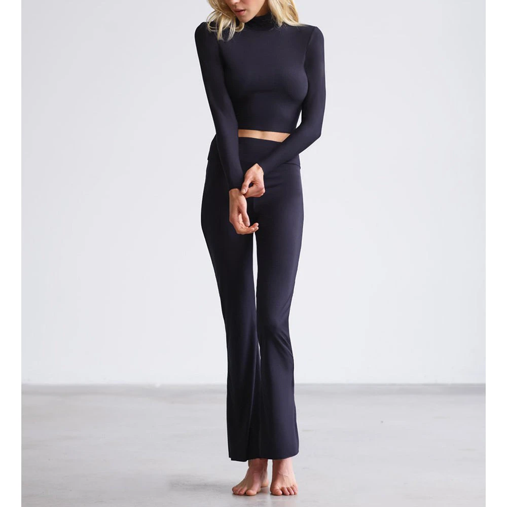 Commando Butter Flare Lounge Pant Black 3 Commando Butter Flare Lounge Pant Black