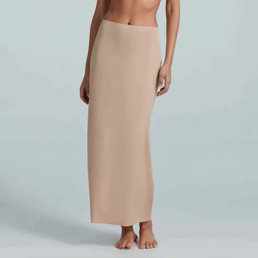 Commando Classic Maxi Half Slip Beige -Fashion Lingerie Store CommandoClassicMaxiHalfSlipHS07Beigef