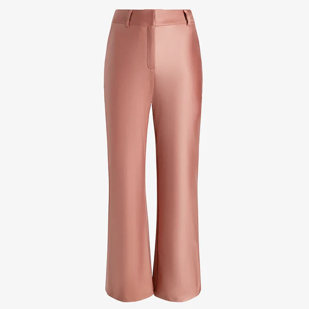 Commando Matte Metallic Wide Leg Trouser Desert Rose 5 Commando Matte Metallic Wide Leg Trouser Desert Rose - Image 3