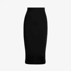 Commando Neoprene CEO Midi Skirt -Fashion Lingerie Store CommandoNeopreneCEOMidiSkirtNEO627Black 1