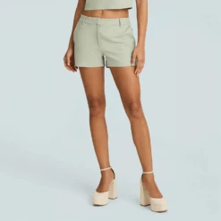 Commando Neoprene CEO Tailored Short Pistachio