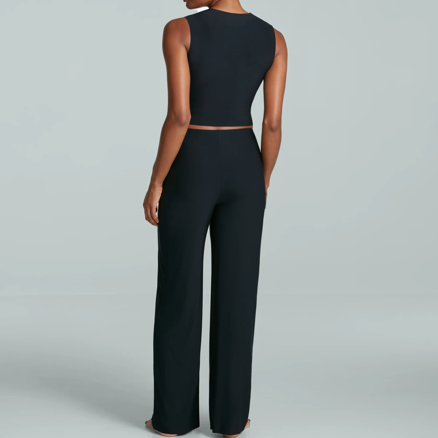 Commando Butter Wide Leg Pull On Pant Black 4 Commando Butter Wide Leg Pull On Pant Black - Image 2