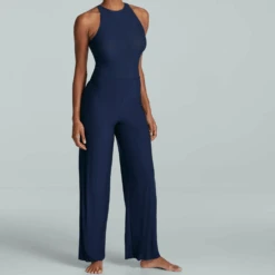 Commando Butter Wide Leg Pull On Pant Navy