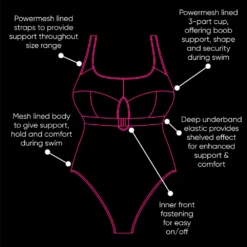 Curvy Kate Deep Dive Non-Wired Swimsuit Black -Fashion Lingerie Store CurvyKateDeepDiveNon WiredSwimsuitCS028606Black 9