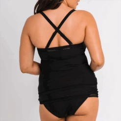 Curvy Kate First Class Tankini Top Black Cs020407 Black 7 Curvy Kate First Class Tankini Top Black Cs020407 Black -Fashion Lingerie Store CurvyKateFirstClassTankiniTopBlackCs020407Blackb