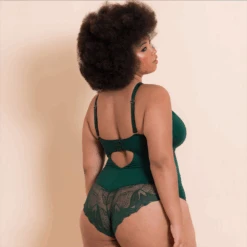 Curvy Kate Indulgence Multiway Stretch Lace Bodysuit 8 Curvy Kate Indulgence Multiway Stretch Lace Bodysuit -Fashion Lingerie Store CurvyKateIndulgenceMultiwayStretchLaceBodysuitST010704Emerald 6