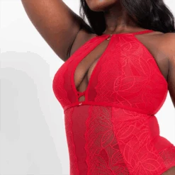 Curvy Kate Opulence Multiway Stretch Lace Body -Fashion Lingerie Store CurvyKateOpulenceMultiwayStretchLaceBodysuitST038704RubyRed7