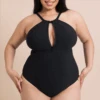 Curvy Kate Zip Tide Non-Wired Multiway Swimsuit Black -Fashion Lingerie Store CurvyKateZipTideNon WiredMultiwaySwimsuitCS035606Black 1