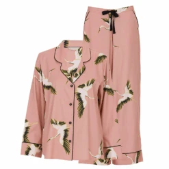 Cyberjammies Bonnie Wide Leg Pyjama Set Crane