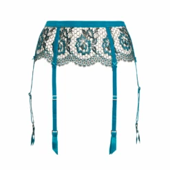 Evelina Suspender Peacock 7 Evelina Suspender Peacock -Fashion Lingerie Store DitaVonTeeseEvelinaPeacockSuspenderD47023l3