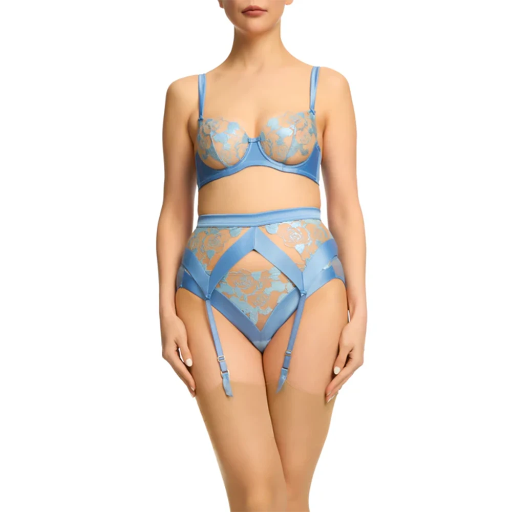 Rosabelle Non Padded Bra Ethereal Blue 5 Rosabelle Non Padded Bra Ethereal Blue - Image 3