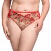 Rosewyn Hi Cut Brief Flame -Fashion Lingerie Store DitaVonTeeseRosewynHiCutBriefD21044Flame 2