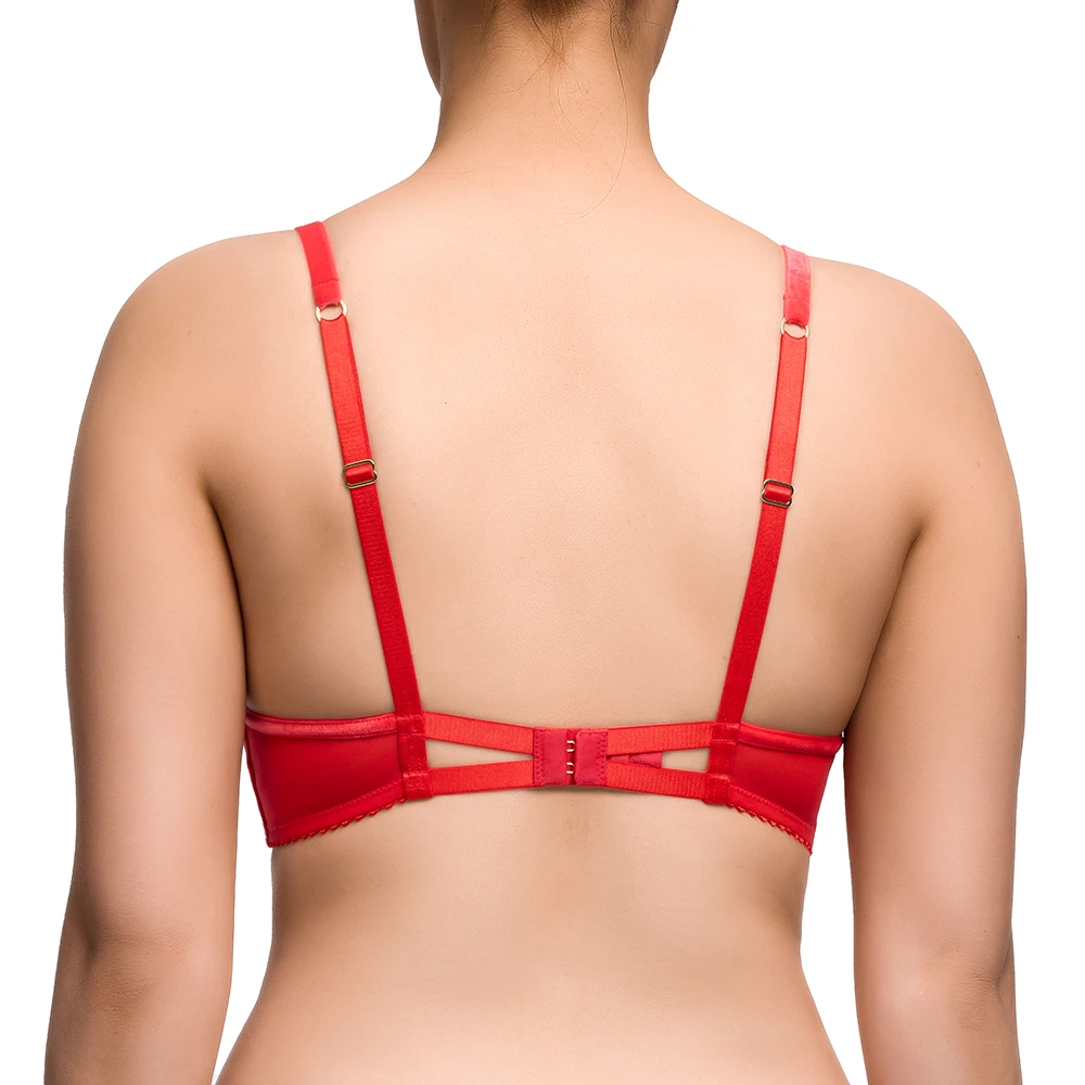 Rosewyn Plunge Bra Flame 4 Rosewyn Plunge Bra Flame - Image 2